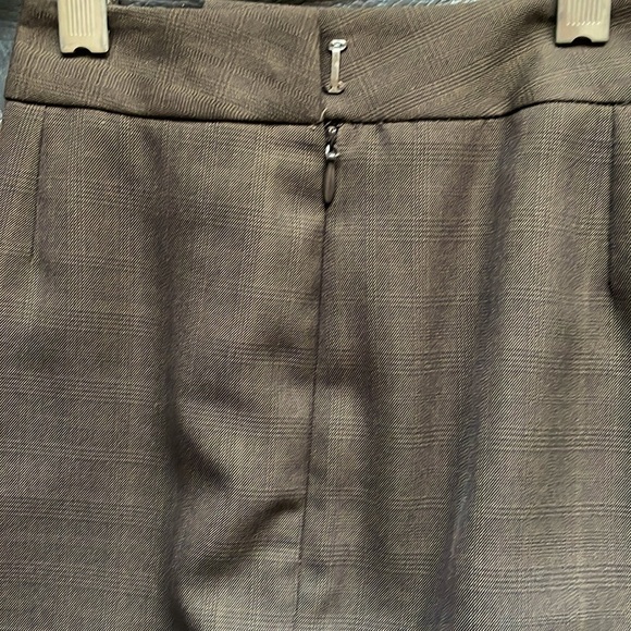 Evan-Picone Pants Suit Women Size 6P Subtle Brown Plaid Career Professional - Picture 10 of 15